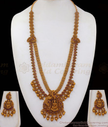 ANTQ1027 - Finest Piece Of Art Latest Antique Haram Earring Combo Set ANTQ1027 - Finest Piece Of Art Latest Antique Haram Earring Combo Set