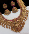 ANTQ1028 - Kemp Stone Antique Haram Kasumalai Design Earring Combo