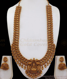 ANTQ1033 - Grand Antique Nagas Collection Premium Lakshmi Bridal Haram Set ANTQ1033 - Grand Antique Nagas Collection Premium Lakshmi Bridal Haram Set