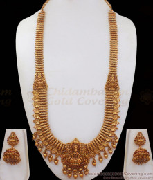 ANTQ1034 - Premium Nagas Temple Jewelry Lakshmi Kasu Haram Earring Combo ANTQ1034 - Premium Nagas Temple Jewelry Lakshmi Kasu Haram Earring Combo