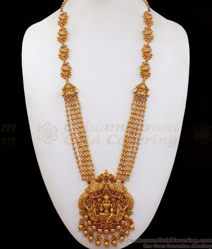 Temple Jewellery Lakshmi Design Long Chain Long Chain New Antique