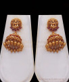 ANTQ1040 - Antique Haram Earring Combo Grand Lakshmi Temple Jewelry