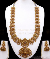 ANTQ1052 - Premium 1 Year Guarantee Antique Nagas Haram Earring Combo Shop Online ANTQ1052 - Premium 1 Year Guarantee Antique Nagas Haram Earring Combo Shop Online