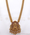 ANTQ1053 - Premium Antique Haram Beads Pattern Lakshmi Dollar Earring Combo