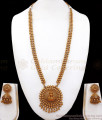 ANTQ1054 - Premium Lakshmi Dollar Antique Haram Beads Pattern Earring Combo