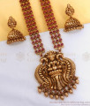 Full Kemp Stone Antique Haram Earring Heavy Bridal Combo Set ANTQ1070