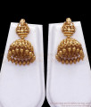 Full Kemp Stone Antique Haram Earring Heavy Bridal Combo Set ANTQ1070