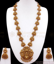 Grand Bridal Antique Haram Lakshmi Design Shop Online ANTQ1075 Grand Bridal Antique Haram Lakshmi Design Shop Online ANTQ1075