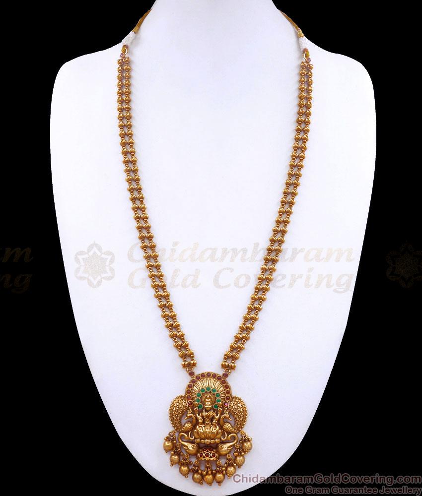 Premium Antique Nagas Temple Jewelry Haram Earring Bridal Set Shop Online ANTQ1079