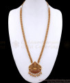 Premium Antique Temple Jewelry Haram Full Ruby Kemp Stone Designs ANTQ1082