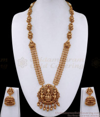 24Kt Gold Plated Antique Haram Temple Jewelry For Wedding ANTQ1090