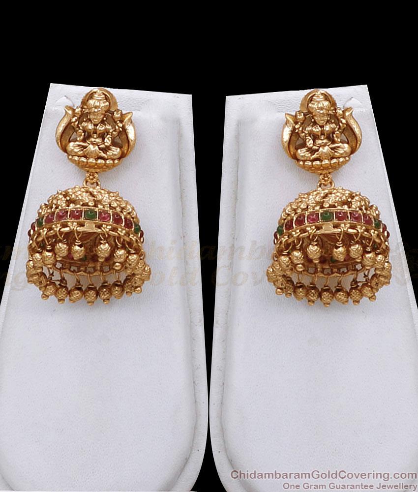 24Kt Gold Plated Antique Haram Temple Jewelry For Wedding ANTQ1090 24Kt Gold Plated Antique Haram Temple Jewelry For Wedding ANTQ1090