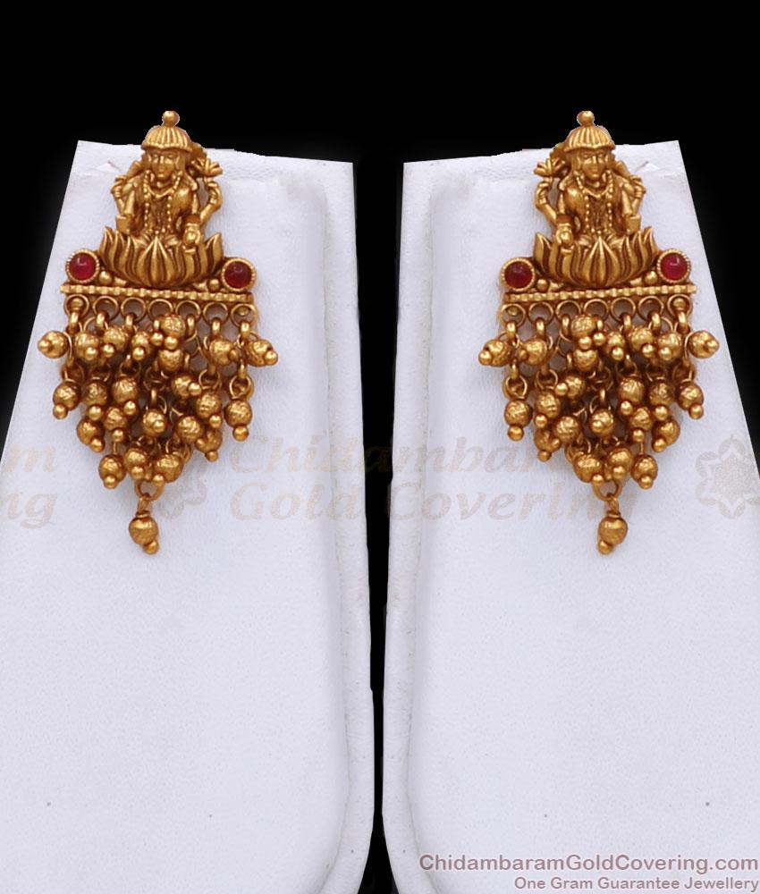 New Model Antique Haram Lakshmi Hanging Beads Design For Wedding ANTQ1099 New Model Antique Haram Lakshmi Hanging Beads Design For Wedding ANTQ1099