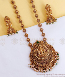 Secondary Haram Temple Jewelry Antique Gold Beads Design ANTQ1101