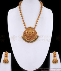 Secondary Haram Temple Jewelry Antique Gold Beads Design ANTQ1101
