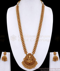 Buy High Quality Temple Wear Nagas Antique Gold Haram Design Online ANTQ1104