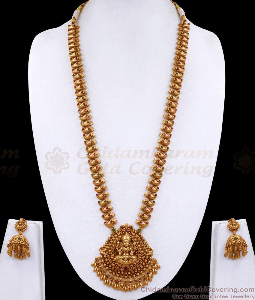 Buy High Quality Temple Wear Nagas Antique Gold Haram Design Online ANTQ1104 Buy High Quality Temple Wear Nagas Antique Gold Haram Design Online ANTQ1104