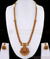 ANTQ1118 Buy Ruby Kemp Stone Antique Gold Haram Lakshmi Design Online ANTQ1118 Buy Ruby Kemp Stone Antique Gold Haram Lakshmi Design Online