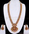 ANTQ1124 Premium Lakshmi Peacock Antique Haram Set with Jhumka ANTQ1124 Premium Lakshmi Peacock Antique Haram Set with Jhumka