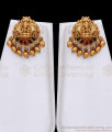 ANTQ1127 High Quality Gajalakshmi Antique Gold Haram Earring Bridal Set ANTQ1127 High Quality Gajalakshmi Antique Gold Haram Earring Bridal Set