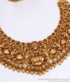 TNL1097 - Grand Antique Gold Necklace Earrings Combo Shop Online