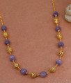 TNL1134 - Premium Quality Purple Crystal Necklace Temple Jewelry TNL1134 - Premium Quality Purple Crystal Necklace Temple Jewelry