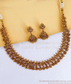 TNL1171 South Indian Lakshmi Peacock Design Antique Necklace Temple Jewelry TNL1171 South Indian Lakshmi Peacock Design Antique Necklace Temple Jewelry