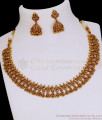 TNL1171 South Indian Lakshmi Peacock Design Antique Necklace Temple Jewelry TNL1171 South Indian Lakshmi Peacock Design Antique Necklace Temple Jewelry