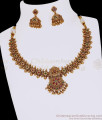 TNL1188 Premium Quality Antique Gold Plated Kemp Stone Necklace Set TNL1188 Premium Quality Antique Gold Plated Kemp Stone Necklace Set
