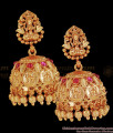 Original Antique Nagas Lakshmi Coin Jhumkas Earrings Collection ER2274