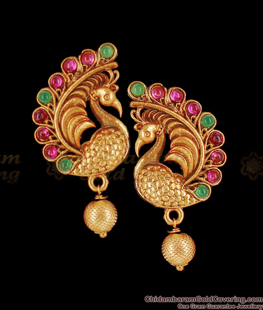 Premium Antique Small Peacock Earrings Collection ER2280