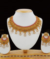 TNL1006 - Premium Quality Antique Matt Finish Bridal Choker Set Bridal Jewellery