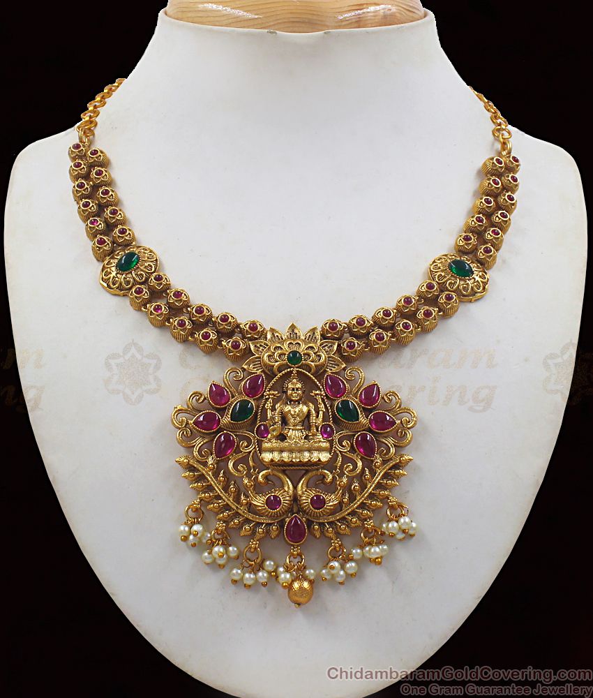 TNL1044 - Premium Antique Lakshmi Design Bridal Jewelry Collections