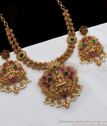 TNL1044 - Premium Antique Lakshmi Design Bridal Jewelry Collections TNL1044 - Premium Antique Lakshmi Design Bridal Jewelry Collections
