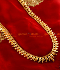 ARRG05 - Traditional Maanga Malai Long Haram Design Gold Plated Jewellery