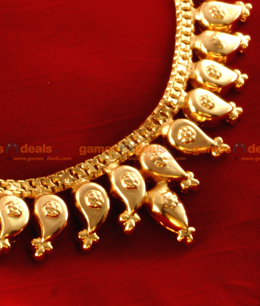 ARRG05 - Traditional Maanga Malai Long Haram Design Gold Plated Jewellery