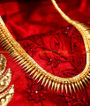 ARRG09 - Long Gold Plated Jewelry South Indian Traditional Mullai Poo Haram Design