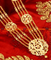 ARRG16 - Traditional Gold Plated Four Line Governor Maalai Cresent Design Aaram ARRG16 - Traditional Gold Plated Four Line Governor Maalai Cresent Design Aaram