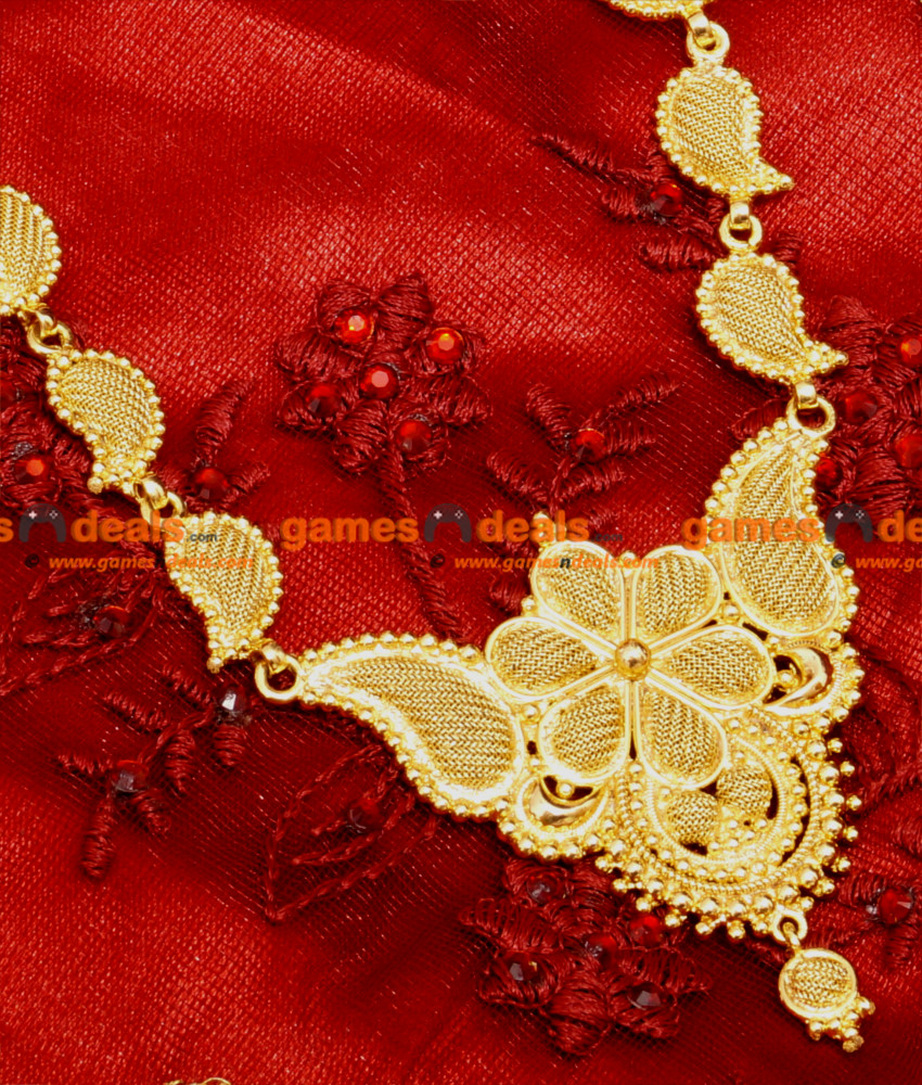 ARRG20 - South Indian Trendy Party Wear Flower and Mango Aaram Design