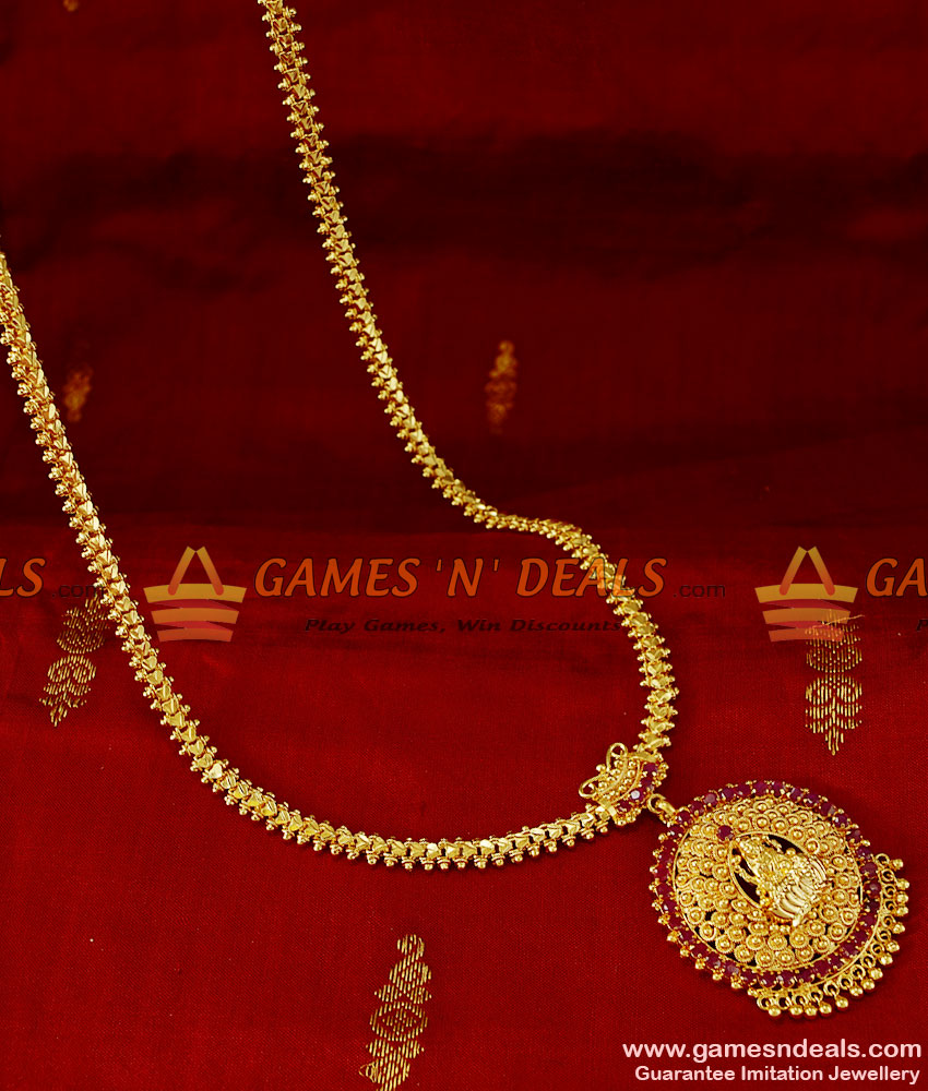 ARRG100 - Artificial South Indian Traditional AD Stone Lakshmi Dollar Jewel Online