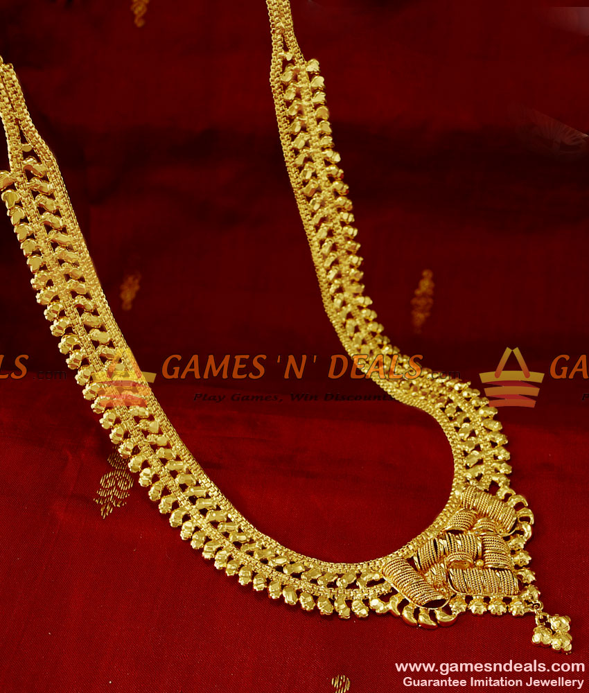 ARRG101 - Gold Plated Jewellery Traditional Culcutta Design Bridal Haaram