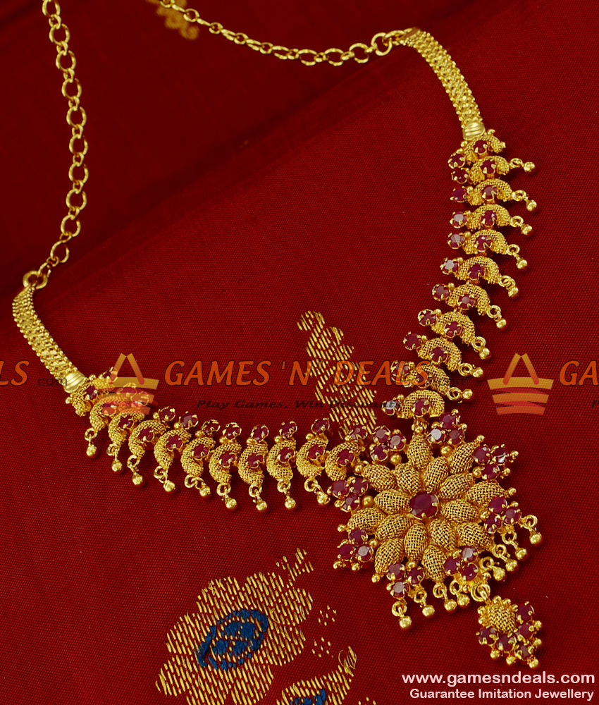 ARRG106 - Combo Necklace and Haaram Best Value Grand Party Wear Jewelry