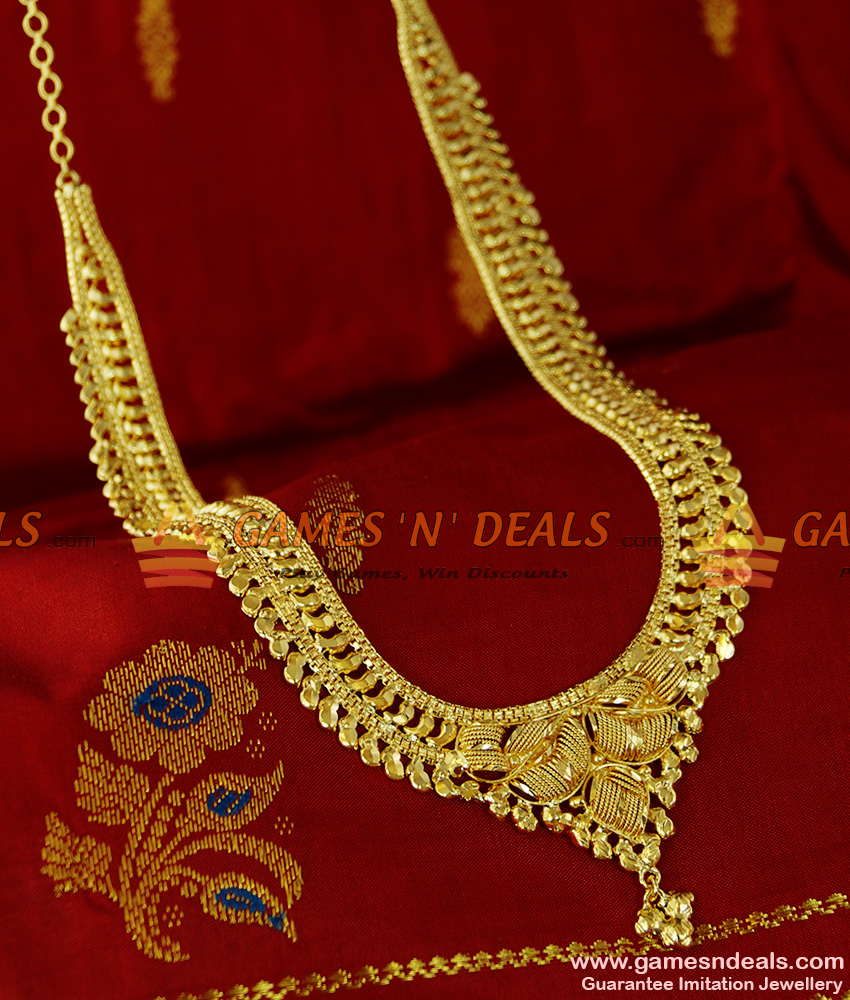ARRG115 - Gold Plated Jewellery Traditional Culcutta Design Bridal Haaram