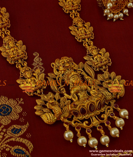 Temple Jewellery Antique Matte Finish 