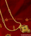 ARRG139 - South Indian AD Stone Mogappu and Dollar Kerala Jasmine Chain Online
