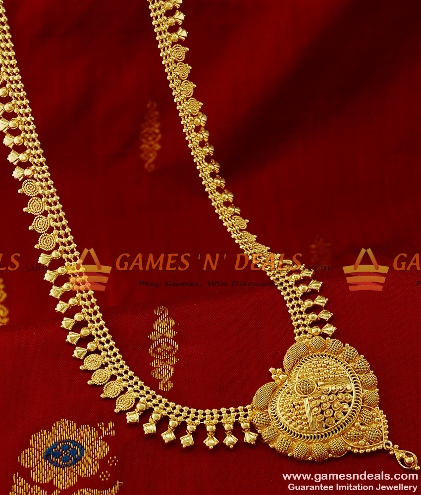 ARRG147 - South Indian Necklace Traditional Beaded Haaram Design Imitation Jewelry Online ARRG147 - South Indian Necklace Traditional Beaded Haaram Design Imitation Jewelry Online
