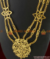 ARRG164 - Three Line Governor Maalai South Indian Design Traditional Long Aaram