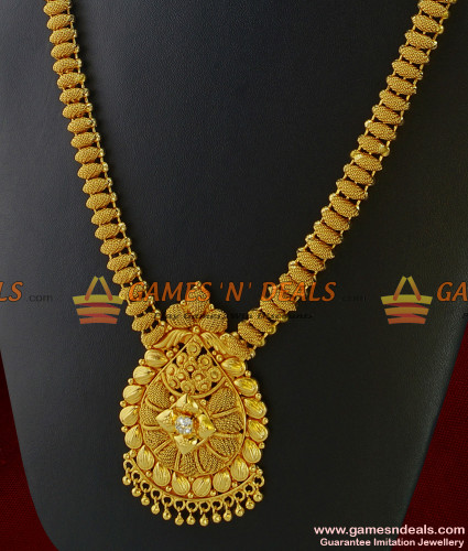 ARRG180 Unique Handmade Kerala Haaram Gold Plated Romanian