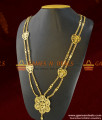 ARRG193 - Two Line Governor Maalai South Indian Leaf Design Traditional Long Aaram ARRG193 - Two Line Governor Maalai South Indian Leaf Design Traditional Long Aaram