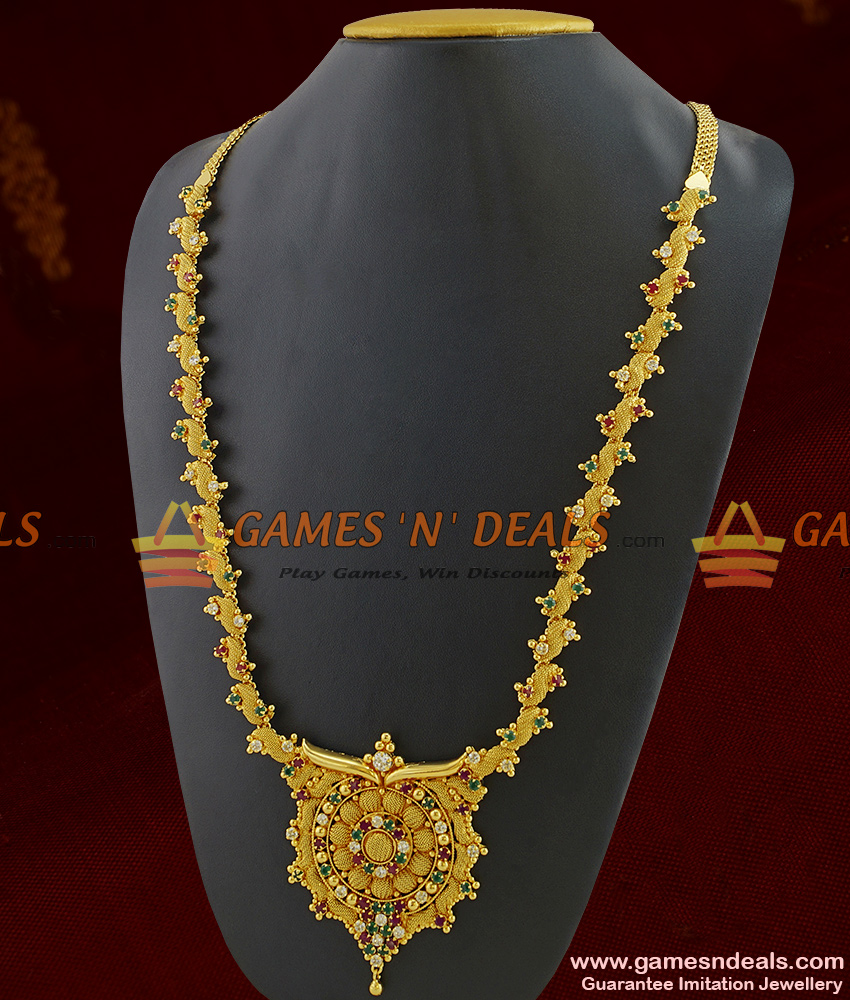 ARRG214 - Grand Bridal Necklace Semi Precious Full MultiStone Imitation Jewelry ARRG214 - Grand Bridal Necklace Semi Precious Full MultiStone Imitation Jewelry